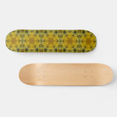 Skateboard Fleur soleil éclate dorée (Horz)