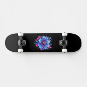 Skateboard Fleur Turquoise (Horz)
