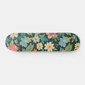 Skateboard Fleuris/ Printemps Colorés (Horz)