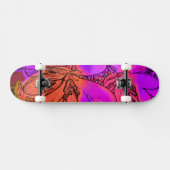 SKATEBOARD FLEURS (Horz)