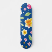 Skateboard Fleurs (Devant)