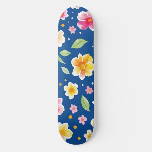 Skateboard Fleurs (Recto)