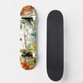 Skateboard Fleurs art nature (Recto)