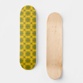 Skateboard Fleurs Artdeco dans le style rétro (Recto)