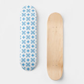 Skateboard Fleurs Artdeco dans le style rétro (Recto)