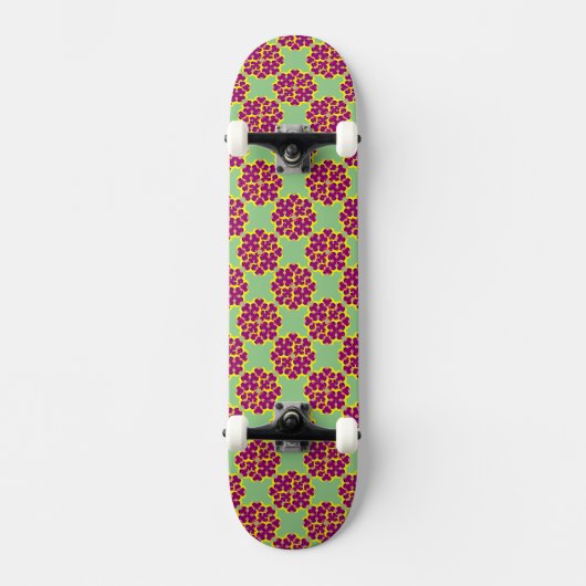 Skateboard Fleurs cardiaques par Kenneth Yoncich (Recto)