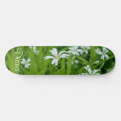 Skateboard Fleurs colorées Vert (Horz)