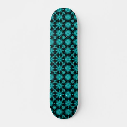 Skateboard Fleurs d'art rétro (Devant)