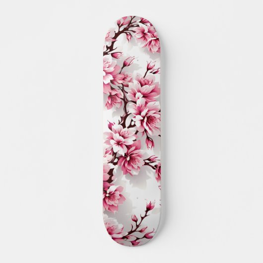 Skateboard Fleurs de cerisiers (Devant)