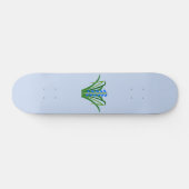 Skateboard Fleurs de Jacinthe Bleue Garçon Printemps (Horz)