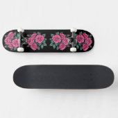 Skateboard Fleurs de rose rose (Horz)