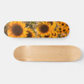 Skateboard Fleurs de soleil (Horz)