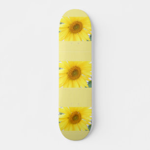 Skateboard Fleurs de soleil