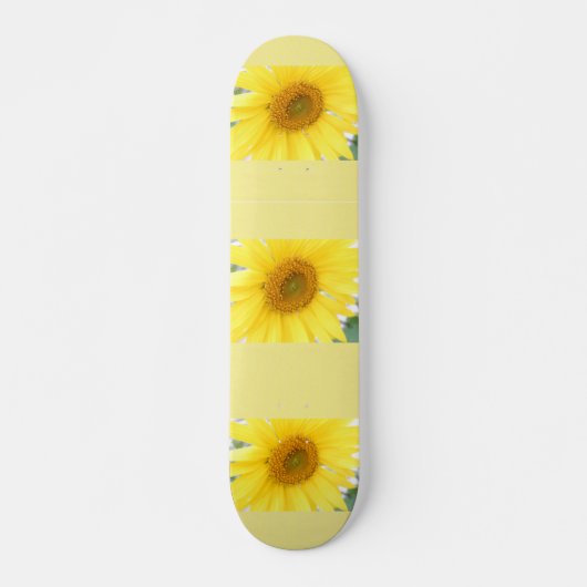 Skateboard Fleurs de soleil (Devant)