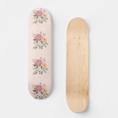 Skateboard Fleurs d'eau (Recto)