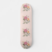 Skateboard Fleurs d'eau (Devant)