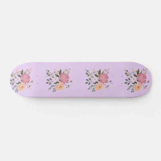 Skateboard Fleurs d'eau (Horz)