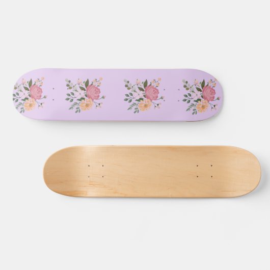 Skateboard Fleurs d'eau (Horz)