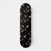 Skateboard Fleurs d'eau simples 1 (Devant)