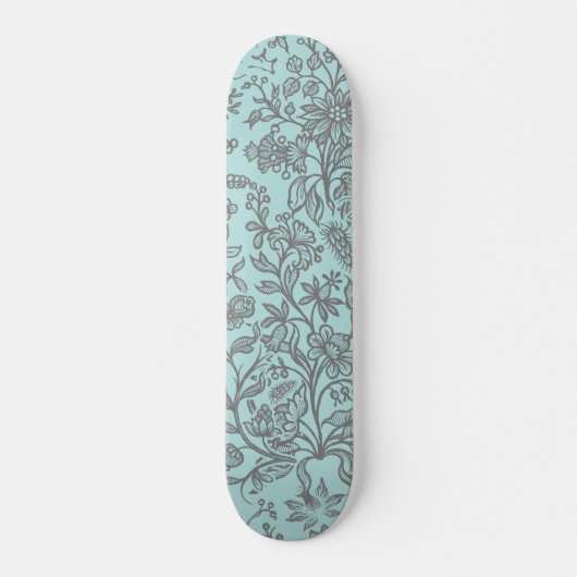 Skateboard Fleurs décoratives 7 (Devant)