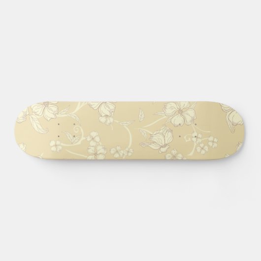Skateboard Fleurs déplaisantes Motif 8 (Horz)