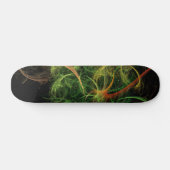Skateboard Fleurs d'espace d'art abstrait (Horz)
