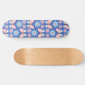 Skateboard Fleurs et papillons (Horz)