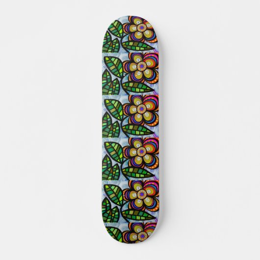 Skateboard FLEURS FILLES Skateboards (Devant)