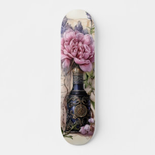 Skateboard Fleurs Inspirer vintage dans une bouteille Skatebo