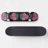 Skateboard Fleurs Mignonnes Rose Rose (Horz)