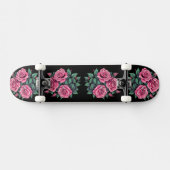 Skateboard Fleurs Mignonnes Rose Rose (Horz)