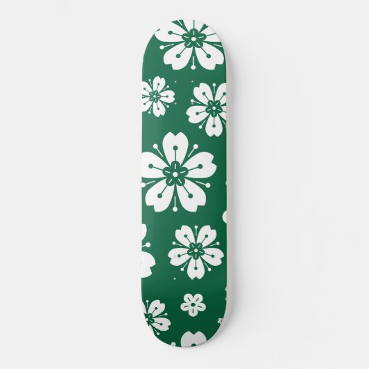 Skateboard Fleurs Motif 3 (Recto)