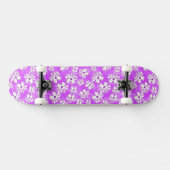 Skateboard Fleurs pourpres de ketmie (Horz)