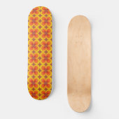 Skateboard Fleurs psychédéliques (Recto)