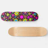 Skateboard Fleurs psychédéliques dynamiques en Bloom-67566 (Horz)