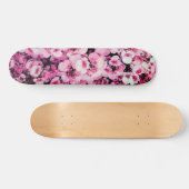 Skateboard Fleurs roses (Horz)