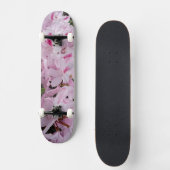 Skateboard Fleurs roses (Recto)