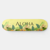 Skateboard Fleurs Tropicales Aloha (Horz)