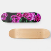 Skateboard Fleurs tulipes roses (Horz)