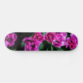 Skateboard Fleurs tulipes roses (Horz)