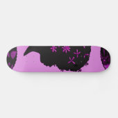 Skateboard Fleurs vintages dans l'Afro (Horz)