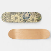 Skateboard Fleurs vintages illustrées (Horz)