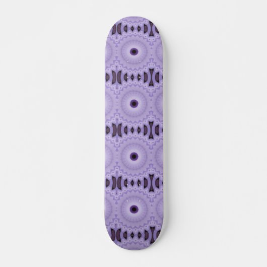 Skateboard Fleurs violettes (Devant)