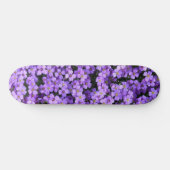 Skateboard Fleurs violettes - Printemps (Horz)