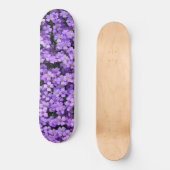 Skateboard Fleurs violettes - Printemps (Recto)