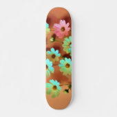 Skateboard Fleurs Zinnia Elegans (Devant)