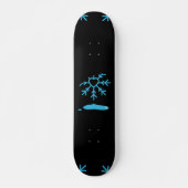 Skateboard flocon de neige (Devant)