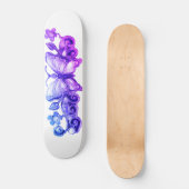 Skateboard Floral Butterfly (Recto)