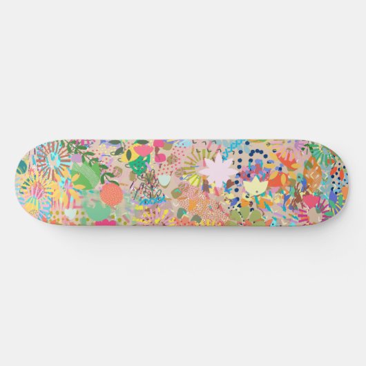 Skateboard Floral de Starbuste (Horz)