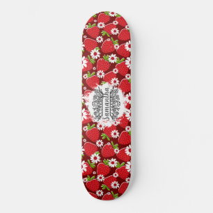 Skateboard Floral en aardbeien